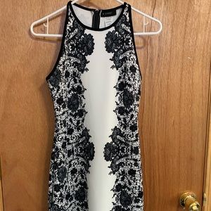 Womens formal below-knee dress